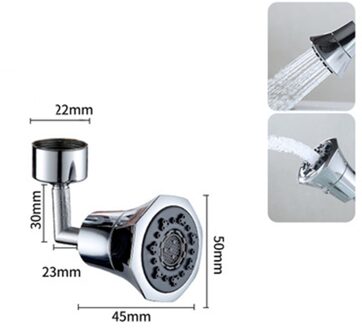 Messing Water Saving Tap Kraan Beluchter Spuit Attachment 360-Graden Swivel Tap Douche Water Draaibare Filter Spuit Nozzle