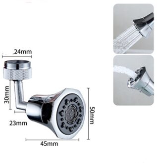 Messing Water Saving Tap Kraan Beluchter Spuit Attachment 360-Graden Swivel Tap Douche Water Draaibare Filter Spuit Nozzle