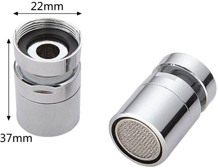 Messing Water Saving Tap Kraan Beluchter Spuit Bevestiging Met 360-Graden Draaibare Q84D 22mm vrouw