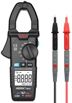 Mestek True Rms Stroomtang Tang Ammeter Professionele Auto Reparatie Digitale Multimeter Dc Ac Stroom Volt Temp Condensator Tester CM83A