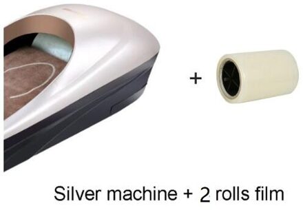 Met 2 Rollen Film Automatische Overschoen Machine Home Hotel Office Een Tijd Schoen Membraan Zool Dispenser Tijd & arbeidsbesparende zilver 2 roll film