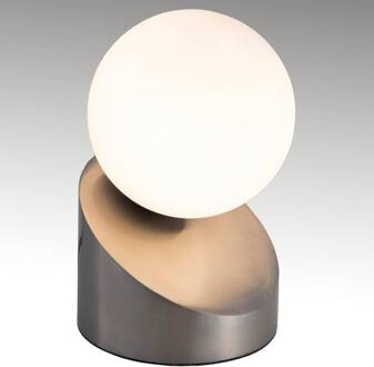 Met aanraakschakelaar - LED tafellamp Alisa mat nikkel, gesatineerd