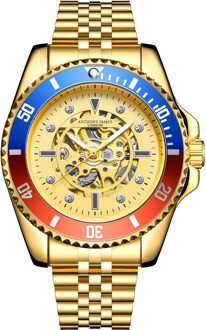 Met de hand gemonteerd, beperkt verkrijgbaar, automatisch Skeleton Sports-horloge van Anthony James Goud