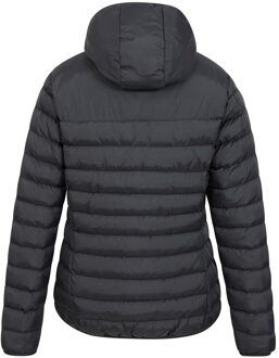 Met imitatiebont gevoerde dames/dames jas (Zwart) - EU 36 / UK 8