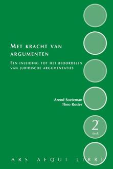Met kracht van argumenten - Boek Arend Soeteman (9069168855)