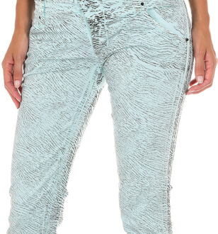 Met Lange broek met smal gesneden zomen 70DBF0585-R216 vrouw Veelkleurig - 27 (Taille)