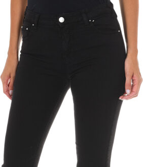 Met Lange spijkerbroek van elastische stof 10DB50255-G239 vrouw Zwart - 25 (Taille)