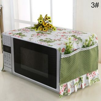 Met Opbergtas Gedrukt 98X32Cm Praktische Anti Verkleuring Geen Pilling Stofdicht Thuis Supply Makkelijk Schoon Magnetron Stof cover