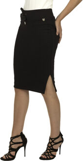 Met rokken Gillian Zwart - XS