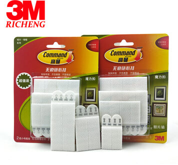 Met Tracking Nummer 20 stks 3 M Commando Magic Fotolijst Opknoping Haak Schade-gratis opknoping Voor Muursticker