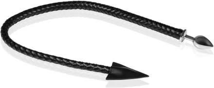 Metaal Anal Plug Devil's Tail - Zwart