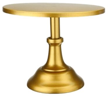 Metaal Ijzer Taart Staan Ronde Voetstuk Dessert Houder Cupcake Display Rack Bakvormen Voor Verjaardag Wedding Party Goud
