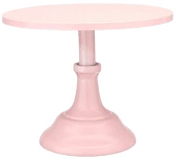 Metaal Ijzer Taart Staan Ronde Voetstuk Dessert Houder Cupcake Display Rack Bakvormen Voor Verjaardag Wedding Party roze