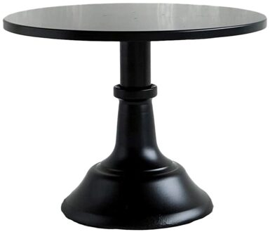 Metaal Ijzer Taart Staan Ronde Voetstuk Dessert Houder Cupcake Display Rack Bakvormen Voor Verjaardag Wedding Party zwart