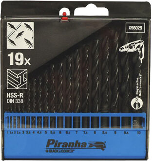 Metaalboren - Metaalboorset - 19-delig HSS