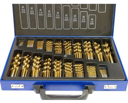 Metaalboren Set Hss Tin Titanium Boren Set 170 Delig (wt-406)