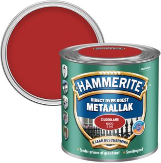 Metaallak Zijdeglans Rood 0,25L