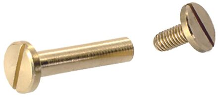 Metaalschroef Messing Verzonken Kop - M3,5x30mm - 2 Stuks