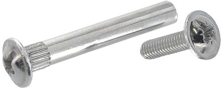 Metaalschroef Staal Cilinderkop Sleuf - M5x27mm - 4 Stuks