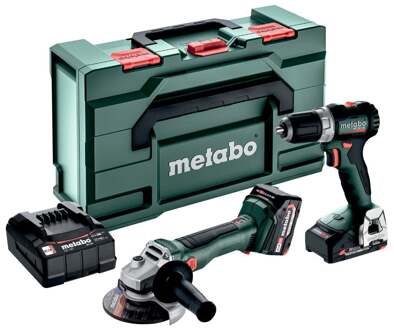Metabo Accu Combo Set 2.6.5 18V: BS18LBL+W18LBL9 | 1x 4,0Ah, 1x 2,0Ah, SC 30 | metaBOX 165 L - 685233000