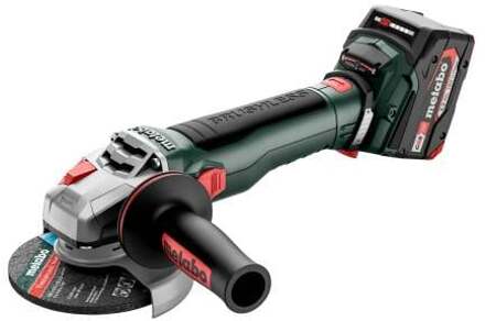 Metabo Accu-haakse slijper | 125 mm | WB 18 LT BL 11-125 quick | 18V 2X5.2AH li-power | lader asc 55 | metabox 165 L 613054650