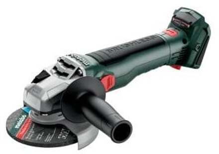 Metabo Accu-haakse slijper | 125 mm | WPB 18 LT BL 11-125 quick | 18V | met rem, snelspanmoer, draaibare accu-pack, dodemandschakelaar | zonder koffer