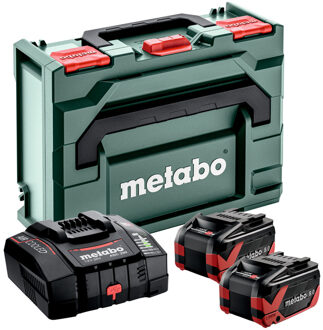 Metabo Basis-set 2 x LiHDX 18V / 8.0 Ah | Met ASC 290 supersnellader - 685305000