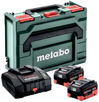 Metabo Basis-set | LiHD | 18 V | 2 x 10 Ah + ASC 290 + metaBOX 145 - 685304000