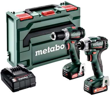 Metabo BS 12 BL + SSD 12 BL Accu Combo set 12V | 2 x 2.0 Ah, SC 30 | metaBOX 118 L - 685228000
