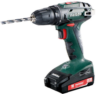 Metabo BS 18 Accu Boorschroefmachine | 18 V | 2 x 1.5 Ah Li-Power, SC 60 Plus | In Koffer - 602207550
