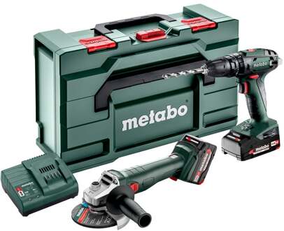 Metabo Combo set 2.4.4 | 2 machines | 18V | SB 18 + W18 L 9-125 | metabox 165L 685205500