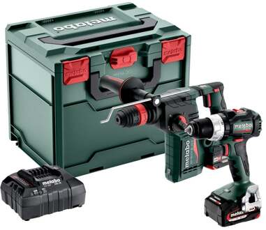 Metabo Combo set 2.4.8 | Accu-machines set | 18V | BS 18 LT BL | KH 18 LTX BL 24 Q | metabox 340 L 685219650