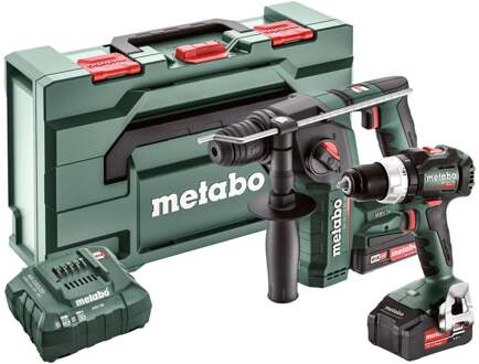 Metabo Combo-set 2.5.2 snoerloze machines BS 18 LT BL + BH 18 LTX | 18v 2,0 Ah/4.0Ah - 685182000