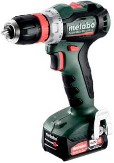 Metabo PowerMaxx BS 12 BL Q Accu Boorschroefmachine 12V | 2 x 2.0 Ah, SC 30 | metaBOX 118 - 601045500