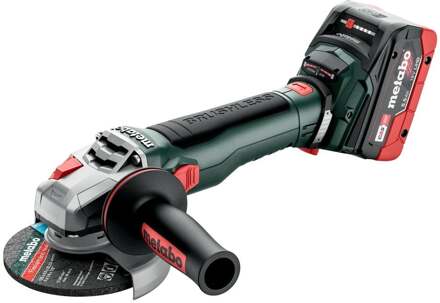 Metabo WB 18 LT BL 11-125 Quick Accu Haakse Slijper | 18V | 2 x 5,5 Ah accu + lader | Metabox 165L 613054660