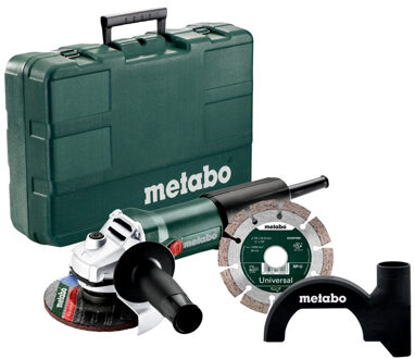 Metabo WEV 850-125 Set | (603611510) | Haakse slijper | 125mm | 850W 603611510