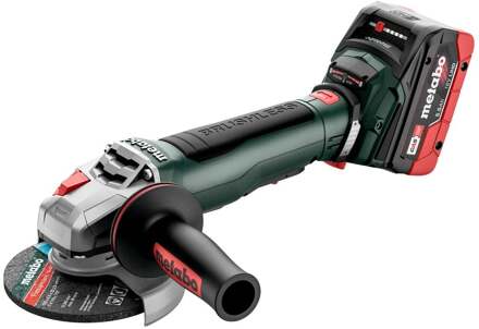 Metabo WPB 18 LT BL 11-125 Quick Accu Haakse Slijper | 18V | 2 x 5,5 Ah accu + lader | Metabox 165L 613059660