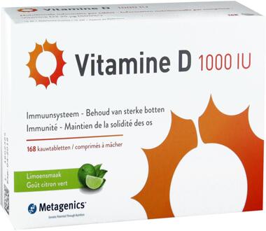 Metagenics Vitamine d3 1000 168 st