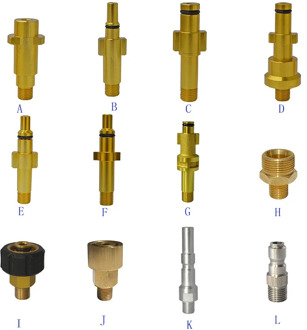 Metal Adapter Foam Nozzle Foam Generator Foam Gun High Pressure Washer Soap Foamer for Nilfisk Karcher Huter Elitech Lavor