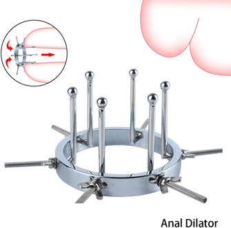 Metal Adjustable Huge Anal Toys Extreme Vaginal Anus Dilator Vaginal Speculum Big Butt Plug Adult Erotic Sex Toys For Men Women