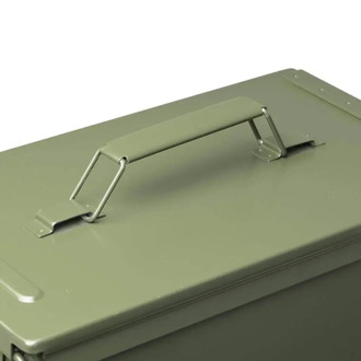 Metal Ammo Can Military & Army Style Steel Box Stackable Gun Ammo Case Storage Holder Box Heavy duty Tactical Bullet box