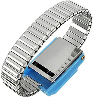 Metal Anti Static Wrist Band Strap Wireless Adjustable ESD Wristband Discharge Electronic Work Cordless Bracelet Supplies