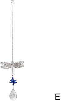 Metal Dragonfly Hanger Handgemaakte Dragonfly Crystal Met Rainbow Suncatcher Bal Opknoping Prisma Home Kralen Octagon Ornament M Z9Y8