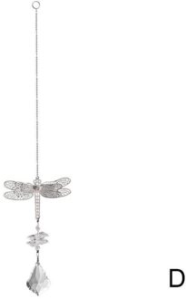 Metal Dragonfly Hanger Handgemaakte Dragonfly Crystal Met Rainbow Suncatcher Bal Opknoping Prisma Home Kralen Octagon Ornament M Z9Y8