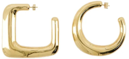 Metal earrings Jacquemus , Beige , Dames - ONE Size