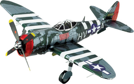 Metal Earth P-47 Thunderbolt in Color Bouwpakket