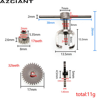 Metal gear puller extractor motor gear removal tool