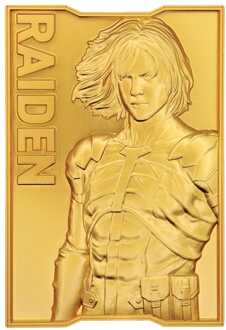 Metal Gear Solid 2 Ingot Raiden 24k Gold Plated Limited Edition