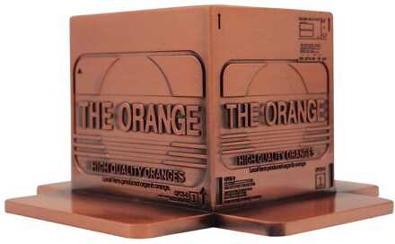 Metal Gear Solid 2 Replica Antique Gold Plated Cardboard Box