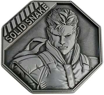 Metal Gear Solid Collectable Coin Solid Snake Limited Edition